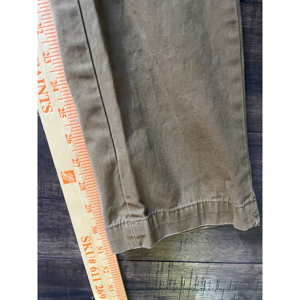 Banana Republic Pants Men's 29x32 Brown Chino Aiden Slim Fit Straight Leg - Picture 7 of 9